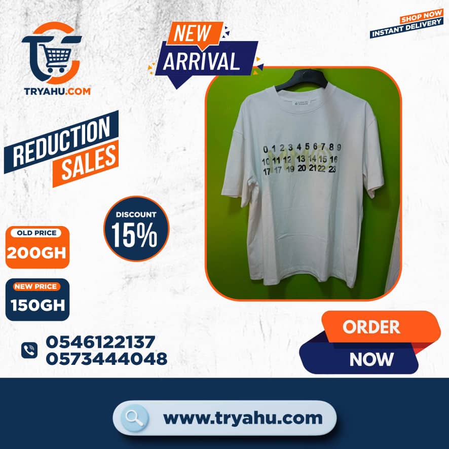 Heavy 100% Cotton T-Shirts for Men | Tryahu Ghana – Comfort & Style